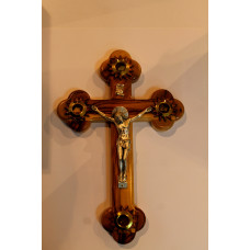 Olive Wood Orthodox Cross