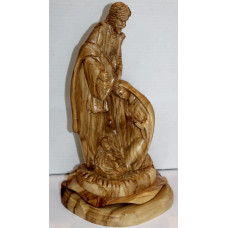 Olive Wood Holy Family Artistic