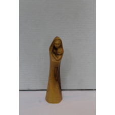 Olive Wood Artistic Madonna and Child