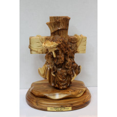 Olive Wood Bust of Christ on the Cross 