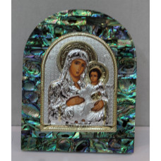 Our Lady of Jerusalem Silver Icon