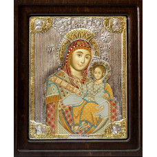 Our Lady of Bethlehem Silver & Gold Icon