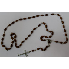 Olive Wood Oval Rosary