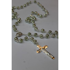 Green Metal Rosary
